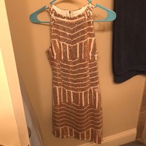 Gold Sequin dress. Size medium. Never worn